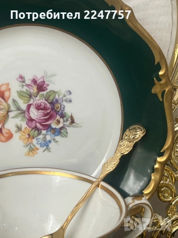 Порцеланов сет за кафе, снимка 3 - Антикварни и старинни предмети - 53137726