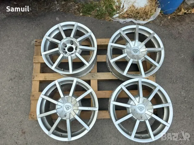 Продавам 4бр алуминиеви джанти Azev Type U  17x8J  ET30 5х108мм