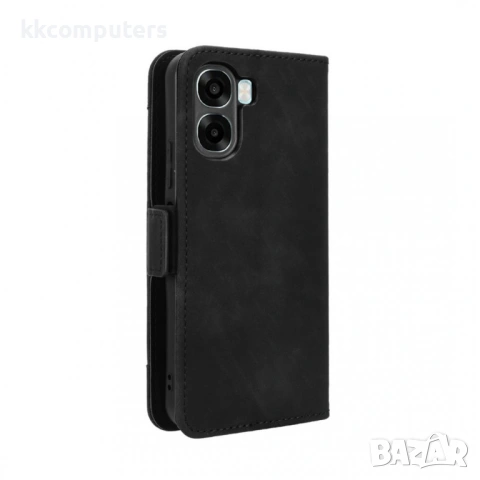 Кожен Калъф Портфейл за Oppo A6x 5G / A6x 4G - Множество Слотове, Джоб за Банкноти, Двоен Магнит, Св, снимка 12 - Резервни части за телефони - 53564083