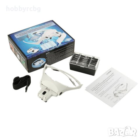 Лупи за глава 1.0x, 1.5x, 2.0x, 2.5x, 3.5x с LED осветление, снимка 5 - Ремонт на друга електроника - 40759088