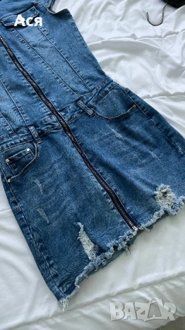 Denim Рокля, снимка 5 - Рокли - 53848092