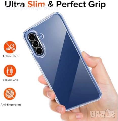 Нов Калъф + 2 стъкла за Samsung Galaxy A17, военна защита, прозрачен кейс, снимка 8 - Калъфи, кейсове - 51681347