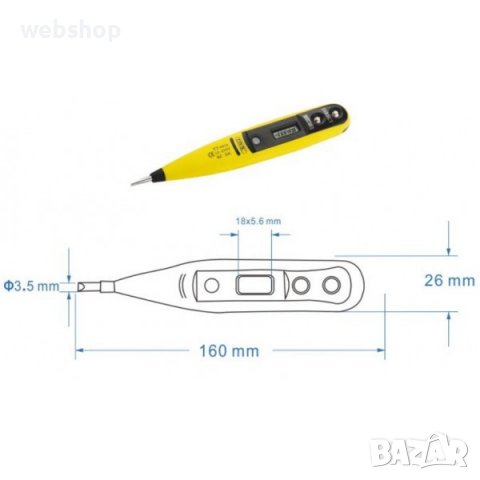 Многофункционален цифров тестер фазомер AC/DC, снимка 8 - Други инструменти - 38812798