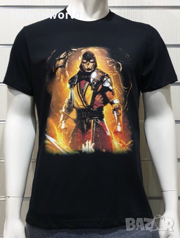 Нова мъжка тениска с дигитален печат Mortal Kombat, MK, видеоигра, снимка 3 - Тениски - 34657275