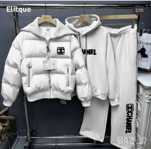 дамски екип и яке chanel , снимка 2 - Якета - 52550529