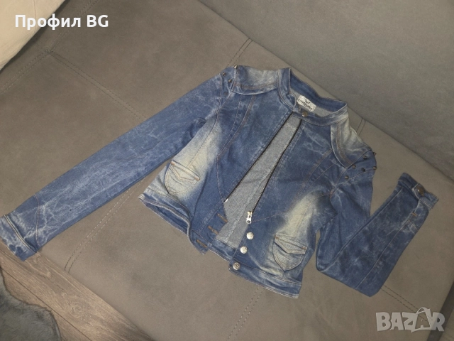 Дамско дънково яко - 36 размер