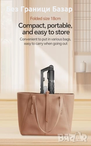 Нов гимбал Селфи стик статив с 1-осов стабилизатор за TikTok и YouTube, снимка 4 - Селфи стикове, аксесоари - 51676994