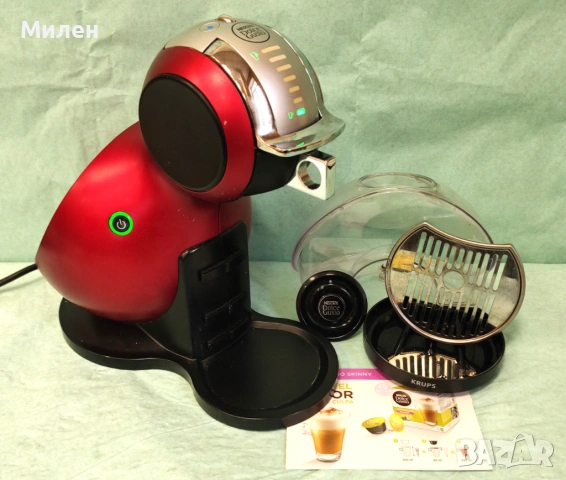 Кафемашина с гаранция 1 година NESCAFÉ® Krups Automat Melody.Red, снимка 9 - Кафемашини - 53576487