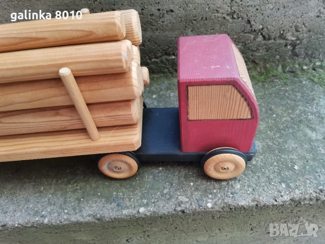 Старо дървено камионче, снимка 5 - Антикварни и старинни предмети - 51427089