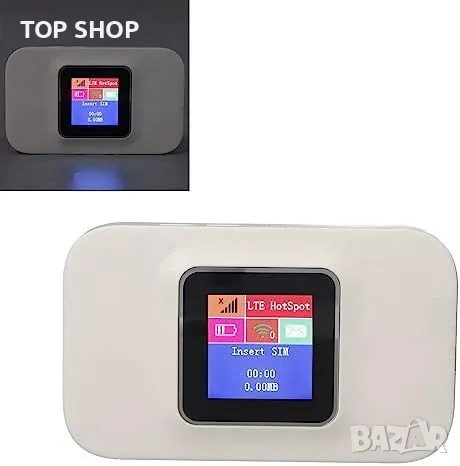 Нов Компактен 4G LTE Wi-Fi рутер, идеален за пътуване Хотспот до 300Mbps, снимка 7 - Друга електроника - 49341171