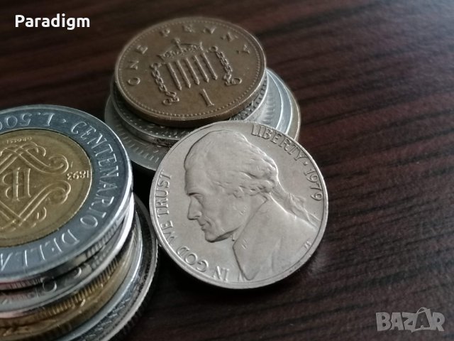 Монета - САЩ - 5 цента | 1979г., снимка 2 - Нумизматика и бонистика - 34638596