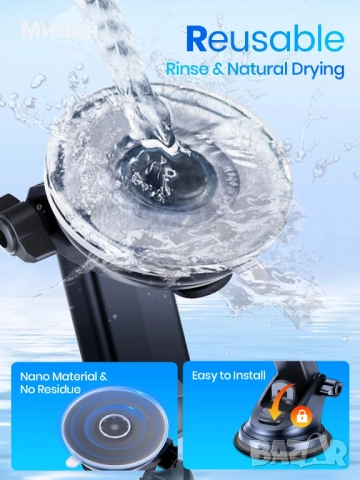 Автомобилна стойка за телефон Topk, снимка 5 - Селфи стикове, аксесоари - 52553410