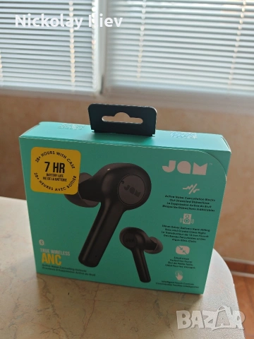 Безжични слушалки JAM - TWS ANC - неизползвани и неразопаковани