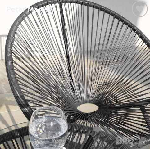 Луксозен Комплект Acapulco от Кафяв Ратан – За Балкон, Веранда и Градина, снимка 6 - Градински мебели, декорация  - 52222910