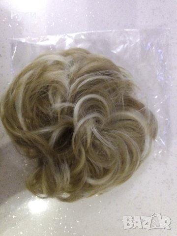 Ластик за коса, изкуствен косъм , снимка 10 - Аксесоари за коса - 39067934