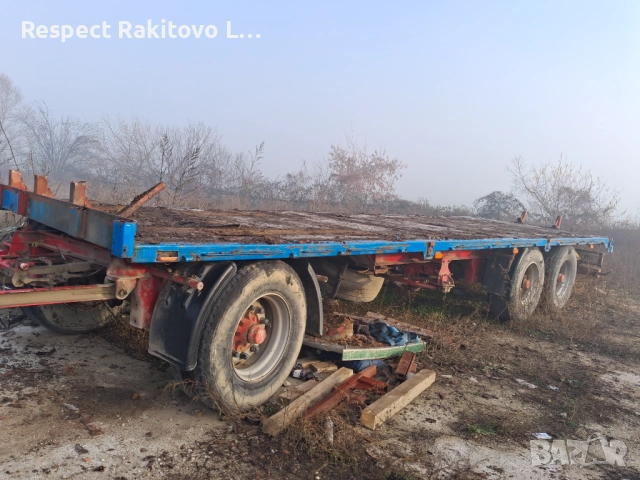 Триосно ремарке платформа , снимка 3 - Ремаркета - 52776121