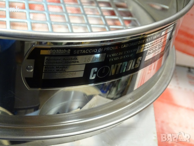 Лабораторно сито CONTROLS Test Sieve model 15, снимка 7 - Други машини и части - 36375281