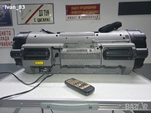 Радиокасетофон Boombox JVC RV-B90, снимка 8 - Радиокасетофони, транзистори - 53006032