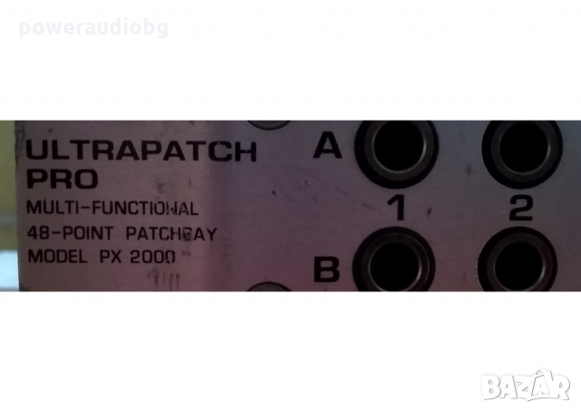 Продавам висококачествен пaч -  Behringer Ultrapatch Pro PX 2000 Multi-functional 48-point Patchbay , снимка 3 - Ресийвъри, усилватели, смесителни пултове - 36082105