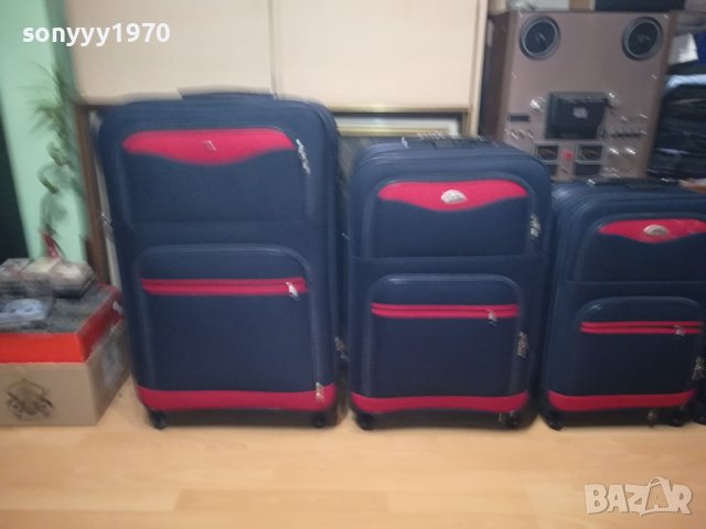 куфари-4бр комплект с колелца и телескопична дръжка 1008231051, снимка 4 - Куфари - 41812231