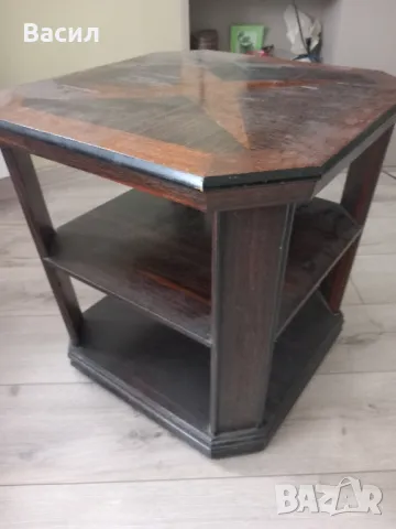 Маса от масив 50/50/50см., снимка 2 - Маси - 48965570