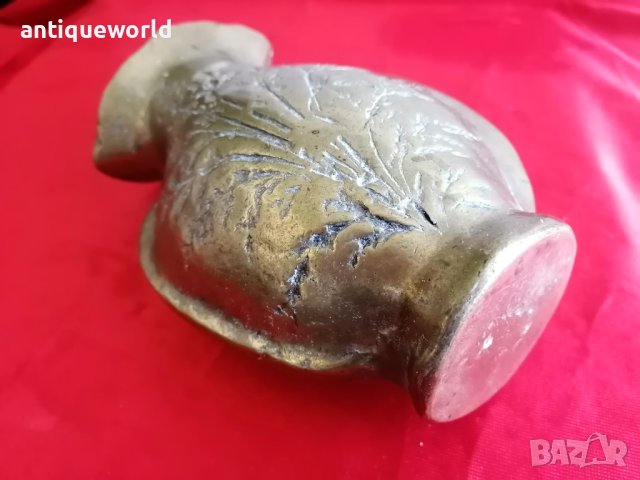 Уникат! Авторска Бронзова ВАЗА , 1960-те, снимка 6 - Антикварни и старинни предмети - 42648741