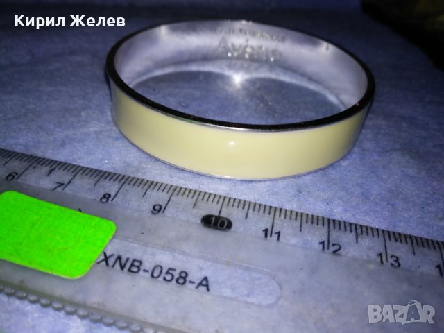 EAU THERMALE Avene МАРКОВА с ПОСРЕБРЯВАНЕ МОДНА ДИЗАЙНЕРСКА АРТ ГРИВНА 37981, снимка 6 - Гривни - 40856299