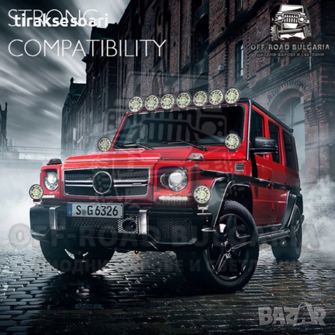 ~ НОВ МОДЕЛ ~ 4 Броя МОЩНИ Диодни фарове, снимка 5 - Аксесоари и консумативи - 36275564