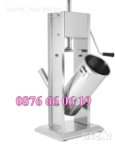 Професионална пълначка за месо 3 л, 5 л, 7 л или 10 л, две скорости редуктор, снимка 4 - Друго търговско оборудване - 48183752