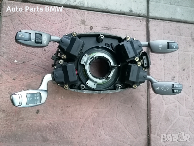 Датчик ъгъл завиване BMW E65 E66 БМВ Лентов кабел Е65 Е66, снимка 4 - Части - 41648266