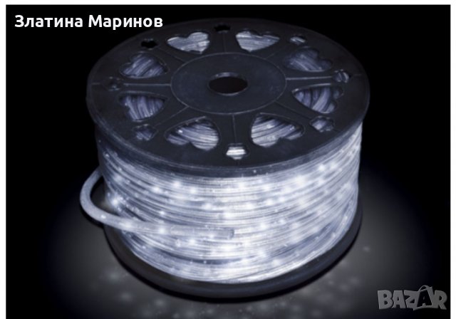 Светещ лед маркуч, Коледна украса.