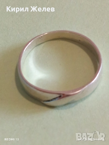 Артистичен сребърен пръстен майсторска ръчна изработка 52370, снимка 7 - Пръстени - 52650346