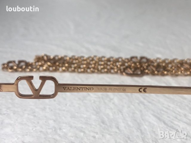 Valentino дамски слънчеви очила Осмоъгълник с верижка синджир, снимка 11 - Слънчеви и диоптрични очила - 41775475