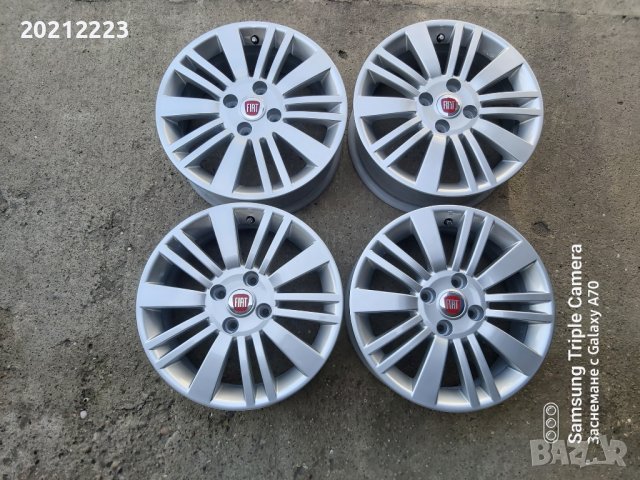 4 броя алуминиеви джанти за Fiat Grande Punto,Fiat Punto Evo 15, снимка 2 - Гуми и джанти - 40830886