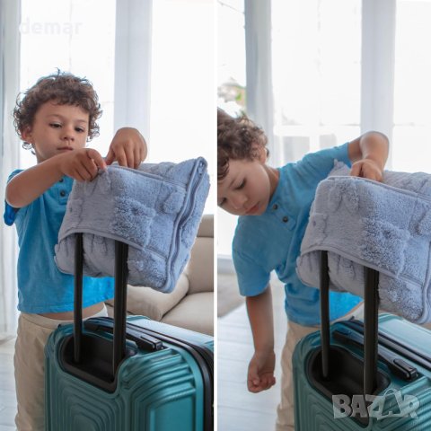 BOACAY Travel одеяло за малко дете или възрастен за пътуване - 160х100, снимка 3 - Олекотени завивки и одеяла - 42458203
