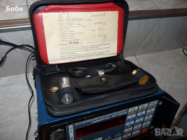 Инструмент за вибрационна диагностика Robotron M1302, снимка 4 - Друга електроника - 39224659