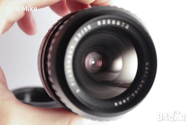 Carl Zeiss Jena Flektogon 35mm f/2.8 M42 обектив отличен, снимка 6 - Обективи и филтри - 53189046