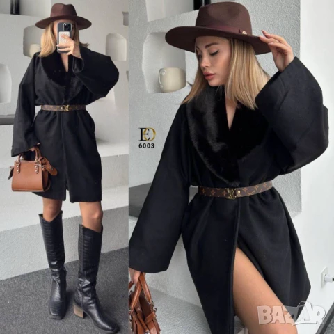 палта с пух, снимка 4 - Палта, манта - 50742259