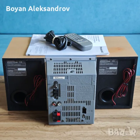 Panasonic SC-PM07 с Оригинални Колони, Книжки и Дистанционно , снимка 4 - Аудиосистеми - 56132661