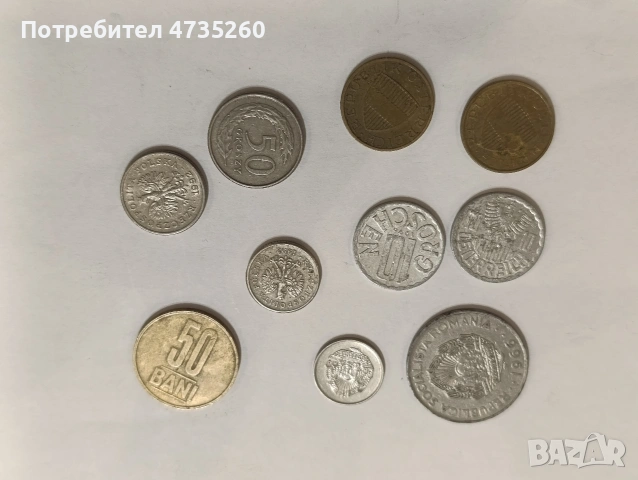 Лот от 10 стари монети Румъния, Австрия, Полша , снимка 2 - Нумизматика и бонистика - 53458903