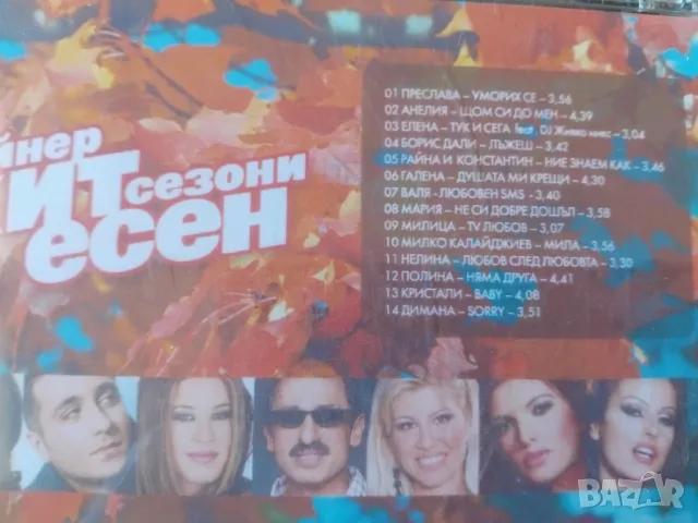Пайнер Хит Сезони Есен 2006 - музикален диск Поп - Фолк / Чалга музика, снимка 2 - CD дискове - 49145316