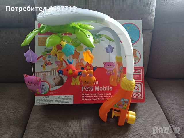 WINFUN Музикална въртележка с лампа прожектор 