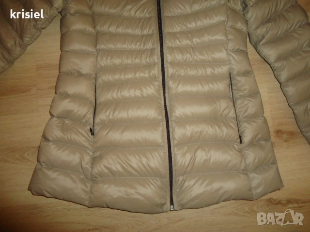 ОЛЕКОТЕНО ЯКЕ С ГЪШИ ПУХ--L номер, снимка 4 - Якета - 53128778
