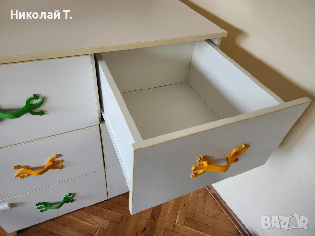 Детски скрин с 6 чекмеджета , снимка 2 - Мебели за детската стая - 55742132
