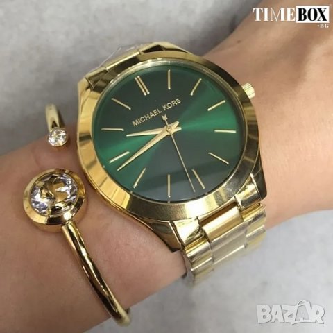 Michael Kors MK3435 Slim Runway. Нов дамски часовник, снимка 2 - Дамски - 38820521