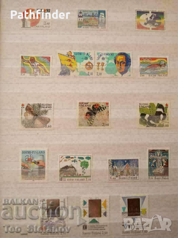 Луксозен рядък албум с марки - Финландия, снимка 6 - Филателия - 44742508