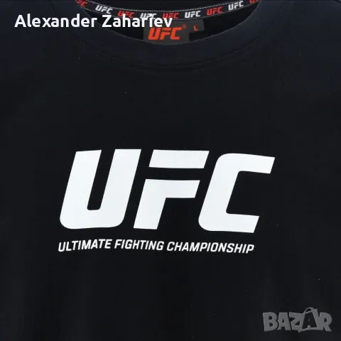 Мъжка тениска UFC черна официална – Колекция 2025/2026, снимка 3 - Тениски - 55720700