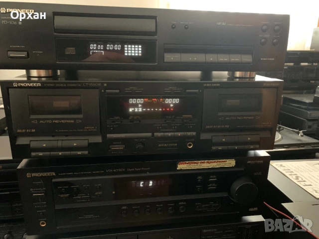 Pioneer VSX-407RDS,Плеар-PD-106,Дек-CT-W601R