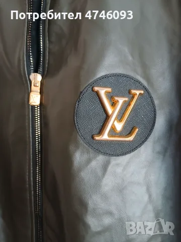  мъжко кожено яке бомбър- брандировка Louis Vuitton / Dior , снимка 3 - Якета - 55889226
