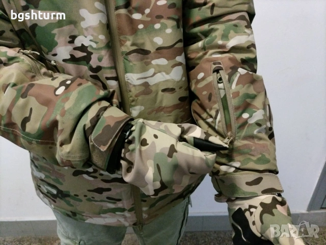 Зимно Тактическо Яке AB ECW MultiCam Level 7 – Екстремен Студ (-20°C), PrimaLoft®, снимка 8 - Якета - 53487563
